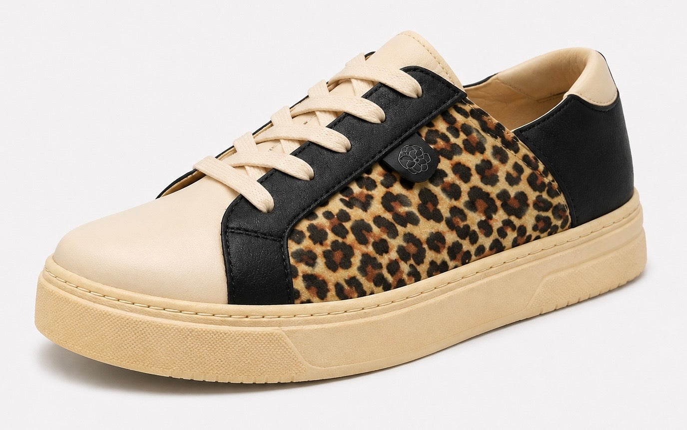 Footwear Ladies Leopard Print Black