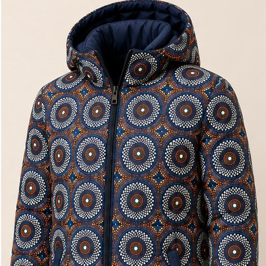 Long Puffer Jacket Men's
