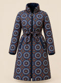 Long Puffer Collar Jacket Ladies