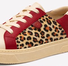 Footwear Ladies Leopard Print Red